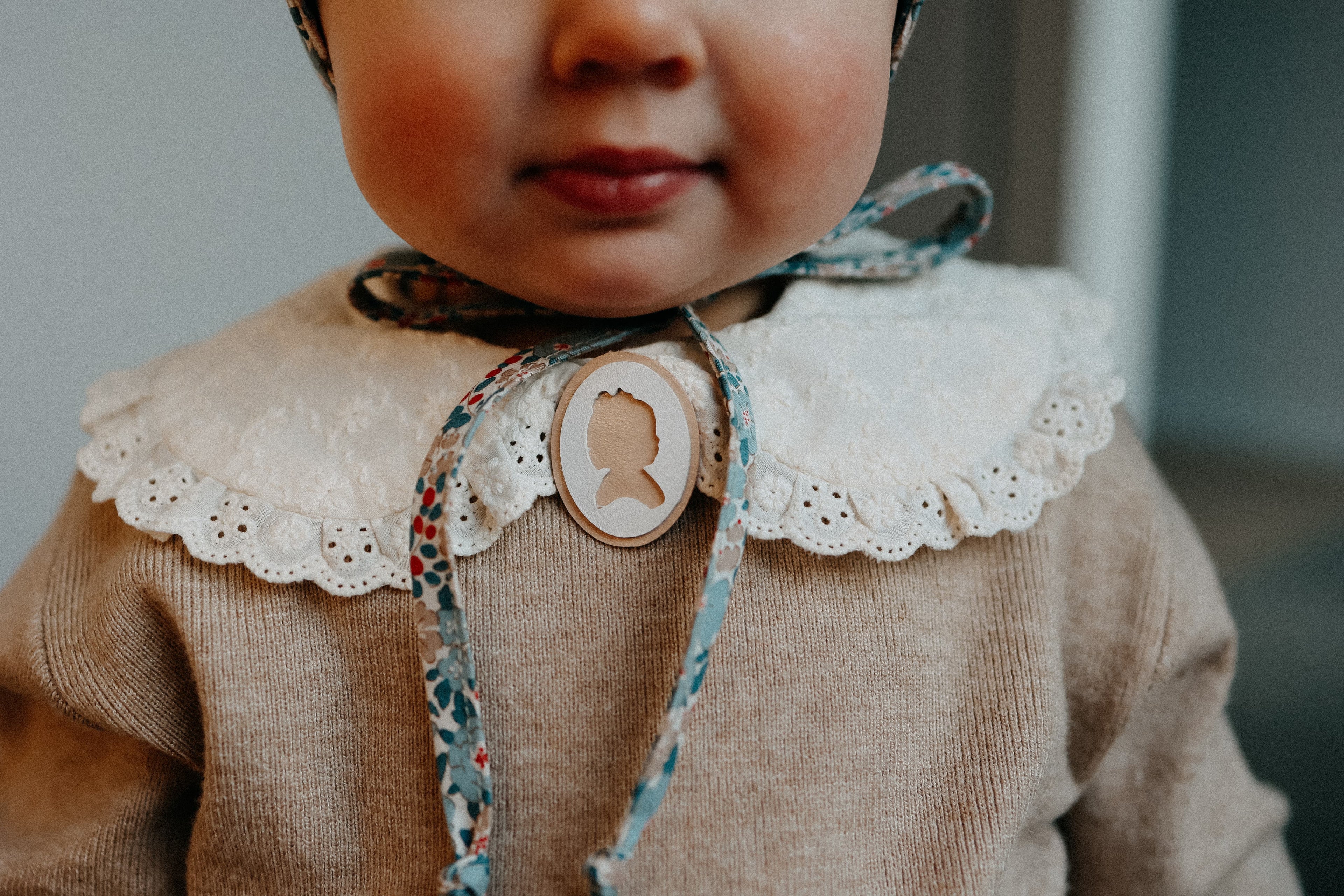 The Leather June Brooch