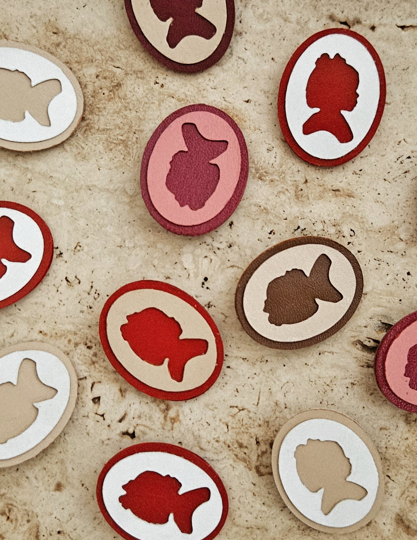 The Leather June Brooch